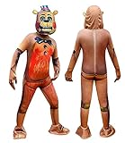 Halloween Costume for Kids Scary Monster Jumpsuit Game Character Bear Cosplay Cartoon Role Play Outfit Fancy Bear Bodysuits with Mask Boys Girls Novelty Birthday Gift