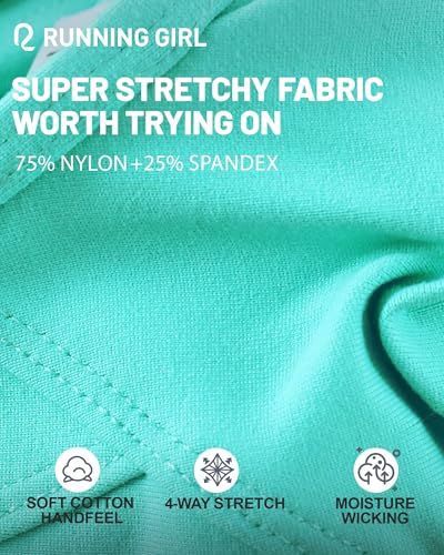 Image of RUNNING GIRL Sports Bras for Women High Support Moulded Cup High Impact Sports Bras Racerback Workout Running Yoga Bra