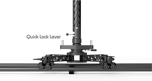 Miniatura 9 de PROAIM Bazooka telescópica con palanca de bloqueo rápido y base EuroElemac + placa Euro para montaje pesado de carretera, plumagrúa, deslizante y
