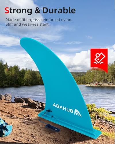 image for Abahub 9'' SUP Fin Inflatable Paddle Board Replacement Fins, Slide in 