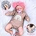 MRB Lifelike Reborn Baby Dolls, 19 inch Realistic Baby Dolls Soft Weighted Body Real Life Baby Dolls Girl, Collectible Newborn Doll with Accessories Gifts for Kids Age 3+
