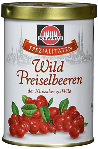 Schwartau - Schwartau Spezialitäten Waldpreiselbeeren, der Klassiker zu Wild, 6er Pack (6 x 330 g Dose)