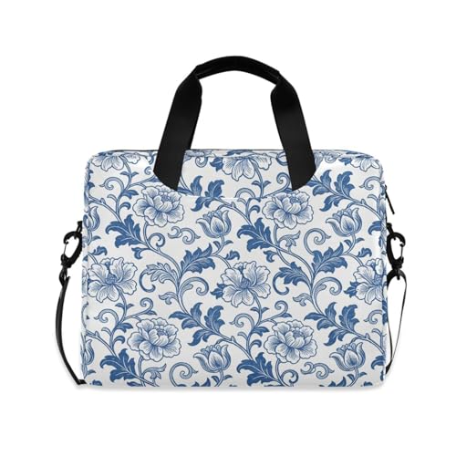 Bolso portátil para laptop 15.6" azul vintage