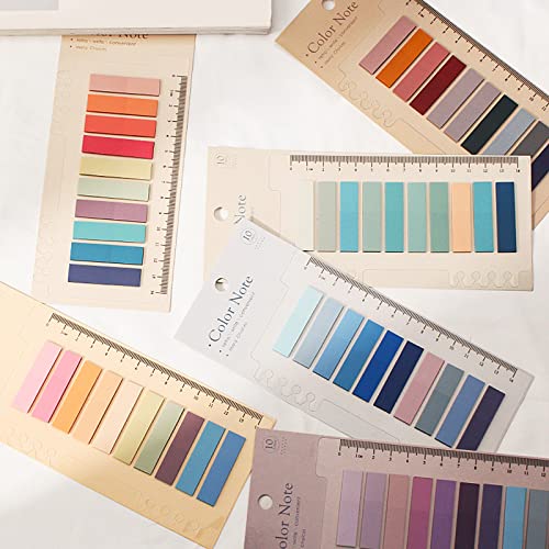 1200Piece Sticky Tabs Book Tabs 60 Different Colors Writable Morandi