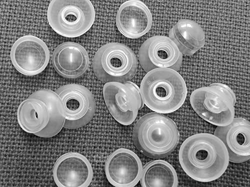 TERF® M6 X 20mm Clear Flexible PVC Roofing Sealing Sela Washer and Cap Cover M6 (6mm) X 20mm Corrugated Sheet Sela Washer and Cap Cover For Weatherproof Sealing Protecting - Pack of 10