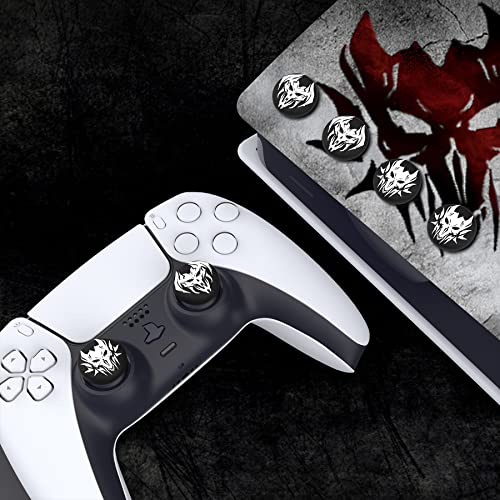 PlayVital Halloween Thumb Grip Caps for Nintendo Switch 2 Pro, Switch Pro Controller, Joystick Caps Cover for ps5, Edge, ps4, Xbox Series X/S, Xbox One, Elite Series 2 Controller - Lich Demons by playvital - Image 4