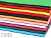 Produktbild BUSDUGA Dekorativer Bastelfilz 20x30cm DIN A4 , Stärke 2-3mm - 12 Bögen farbig Sortiert - 3 vers. Sets wählbar (2MIX)