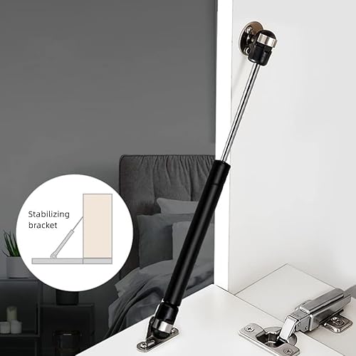 Miniatura 8 de Soportes de gas de 30N6.8 lb Puntal de gas de 6 pulgadas Soportes de elevación de la tapa de resorte de gas Soporte de apoyoamortiguadores de gas, 4