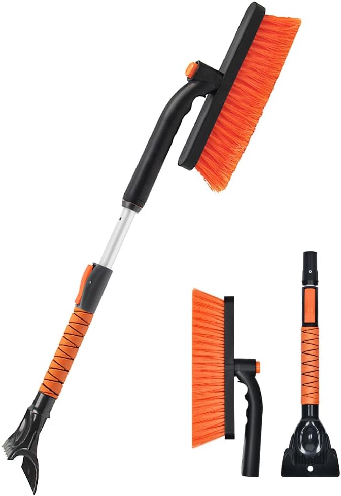 sanyi 35" Ice Scraper Snow Brush for Car Windshield