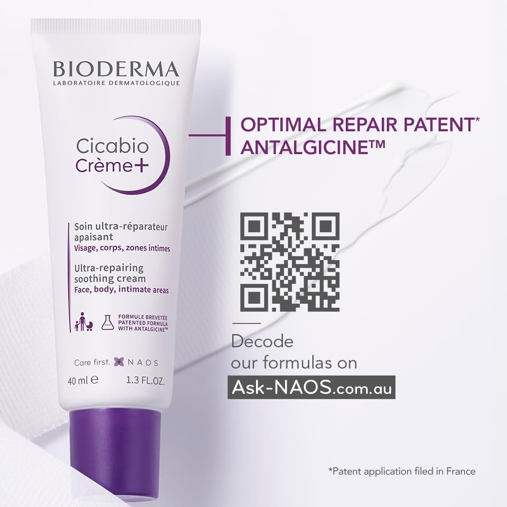 Bioderma Cicabio Cream+ Onarıcı Yatıştırıcı Nemlendirici Cica Krem Bebek Çocuk Yetişkin Yüz Vücut 40 ml