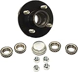Rigid Hitch Incorporated Trailer Hub Kit (BT-100-F) 4 Bolt on 4 Inch Circle - Fits 1