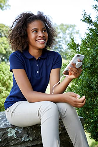 Image of French Toast Toddler Girls Short Sleeve Peter Pan Collar Polo