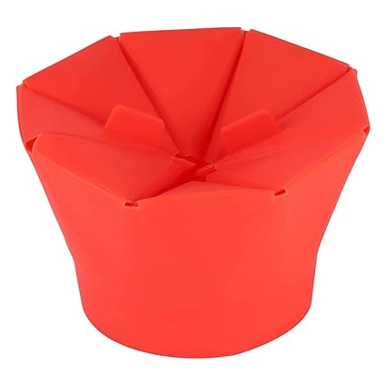 Red Popcorn Machine, Popcorn Bowl, Microwave Popcorn Bowl, for Kitchen Home