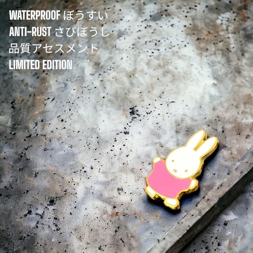 Image of Enamel Bunny Pin - Cute Rabbit Brooch for Women & Girls - Lapel Clip Animal Pins