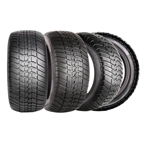 Set 4 Wolf Pack 215/35-12 Golf Cart Tires ATV Tires Multi-Terrain Tire