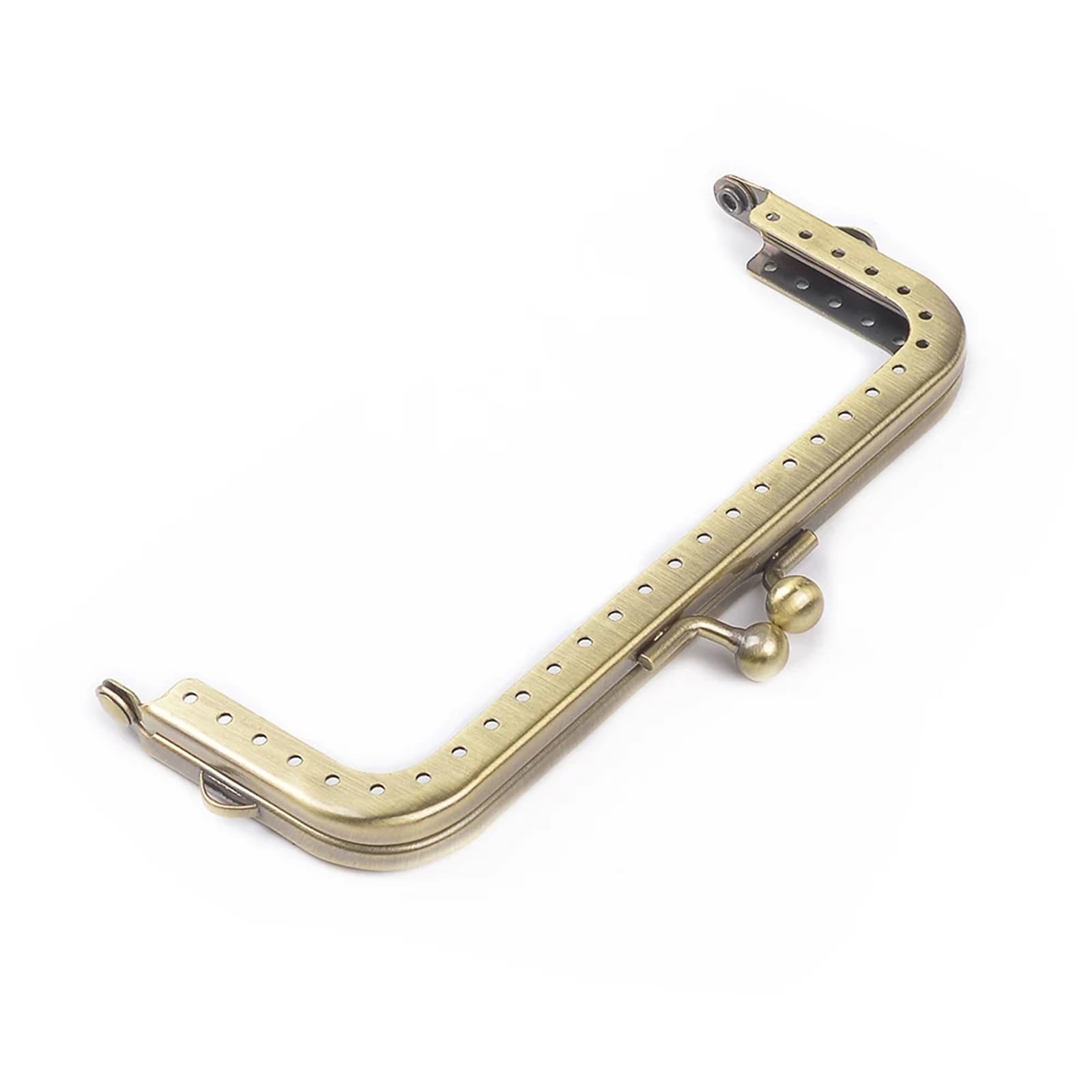 MRKU Asa de Madera para Bolso, Accesorios para Bolsos, Manualidades, Bricolaje, fabricación de Cierres para Bolsos, 10 Piezas, Marco de Metal para Bolso, Cierre de Broche, 4 Colores