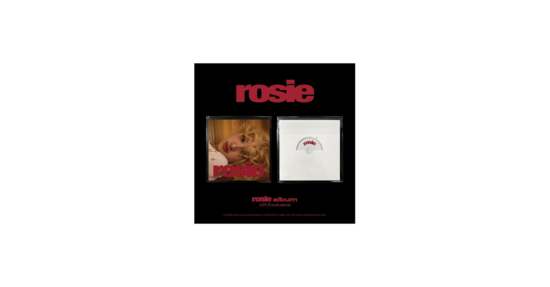 Amazon.com: ROSE Rosie first studio album + Store Gift ROSÉ