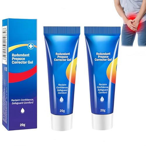 Crema para fimosis para adultos, gel natural de fimosis, suave y de fácil recuperación, gel redundante prepucio (2Piezas)