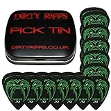 Dunlop Black Fang - Púas para guitarra (24 unidades, 0,73 mm), color negro