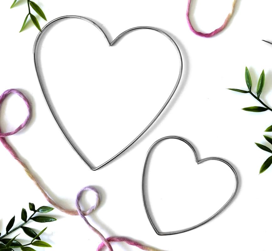 Artify | Steel Heart Shape Stainless Metal Ring for Macrame Floral Hoop, Wreath Craft, Dream Catchers and Other DIY Projects-image-27