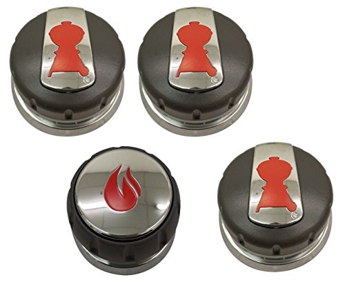 AMOCHY GARRAG E330 Sear Knob and Control Knob Set Weber Genesis