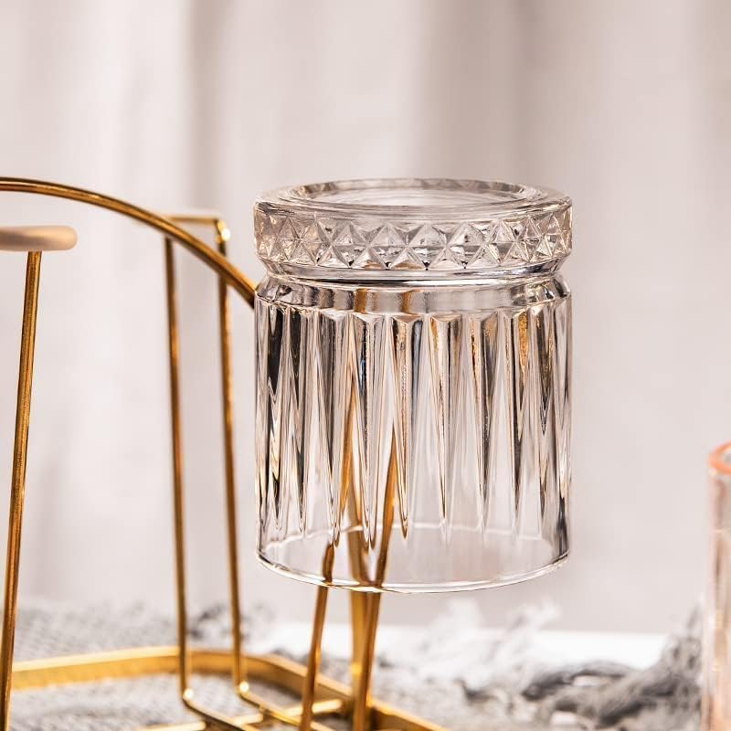 Image of Premium 280 ML Water & Juice Drinking Glasses Set of 6 Vintage Glassware Set for Juice, Cocktail, Mocktail, Whisky All Beverages Everyday Uses for Gift (6, MT-07)