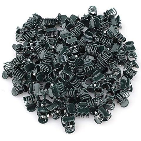 ZFRANC 200 Pcs Orchid Clips Plant Orchid Support Clips Flower Vine Clips for Supporting Stems Vines Grow Upright Cover