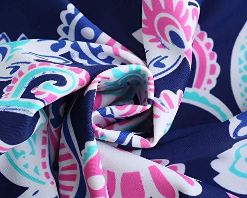 Image of Girls One Piece Swimsuits Hawaiian Ruffle Swimwear Kids Summer Bathing Suit 3-14 Years