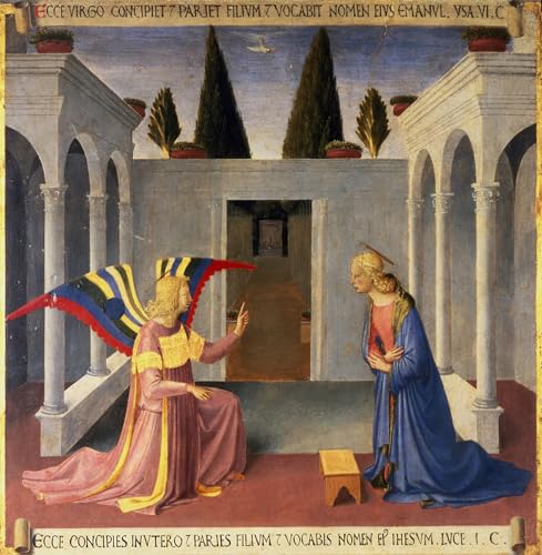 Affiche Toile Fra Angelico pour habiller un mur vide de chambre de 60x90cm