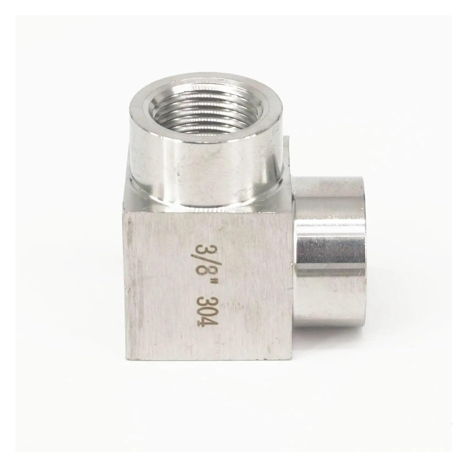 Raccord coudé 90 degrés en acier inoxydable 304 durable pour haute pression