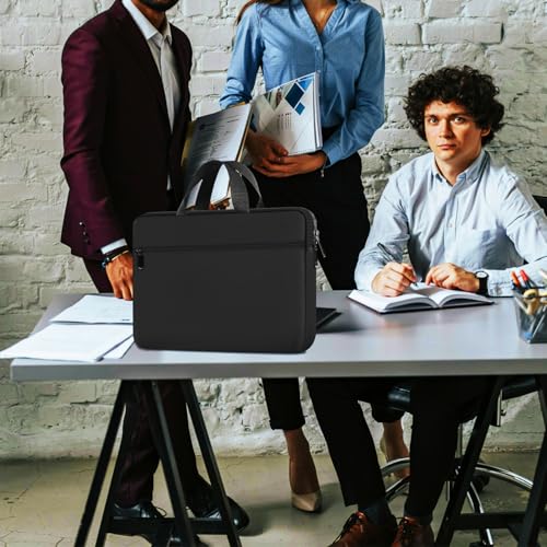 Image of Laptop Bag 15.6 Inch, Durable Briefcase Handbag Protective Computer Case