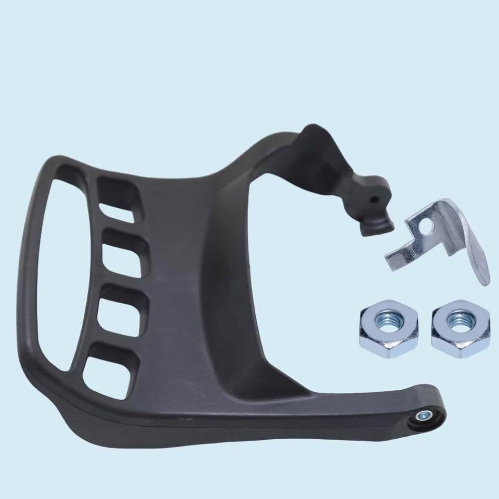 Mango de freno de cadena Compatible con MS311 MS391 MS311C MS391C, protector de mano para motosierra, tuercas de barra 1140 792 9101 C 0000-656-7700