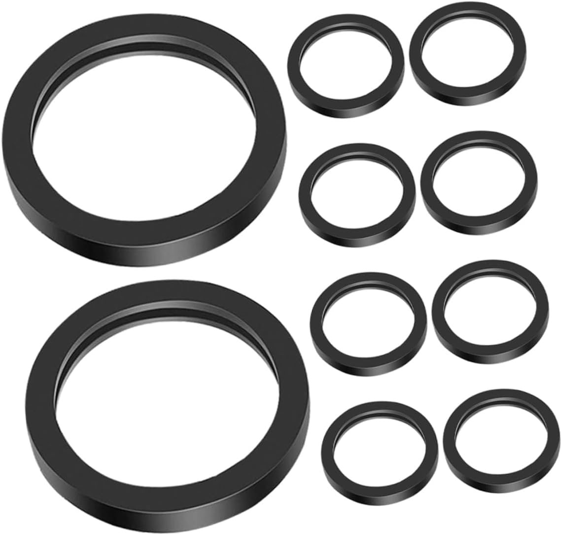 Unomor 10pcs Fuel Tank Seal Ring Can Nozzle Gasket for Gasoline Cans Quick Installation