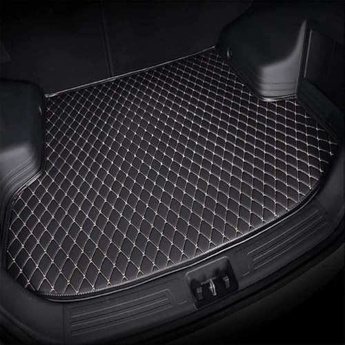 Car Boot Mat for VW Polo MK6 Polo 2019+, Waterproof Rear Trunk Cargo Tray Liners Protector Pad Anti-Scratch Cargo Tray Liners,White