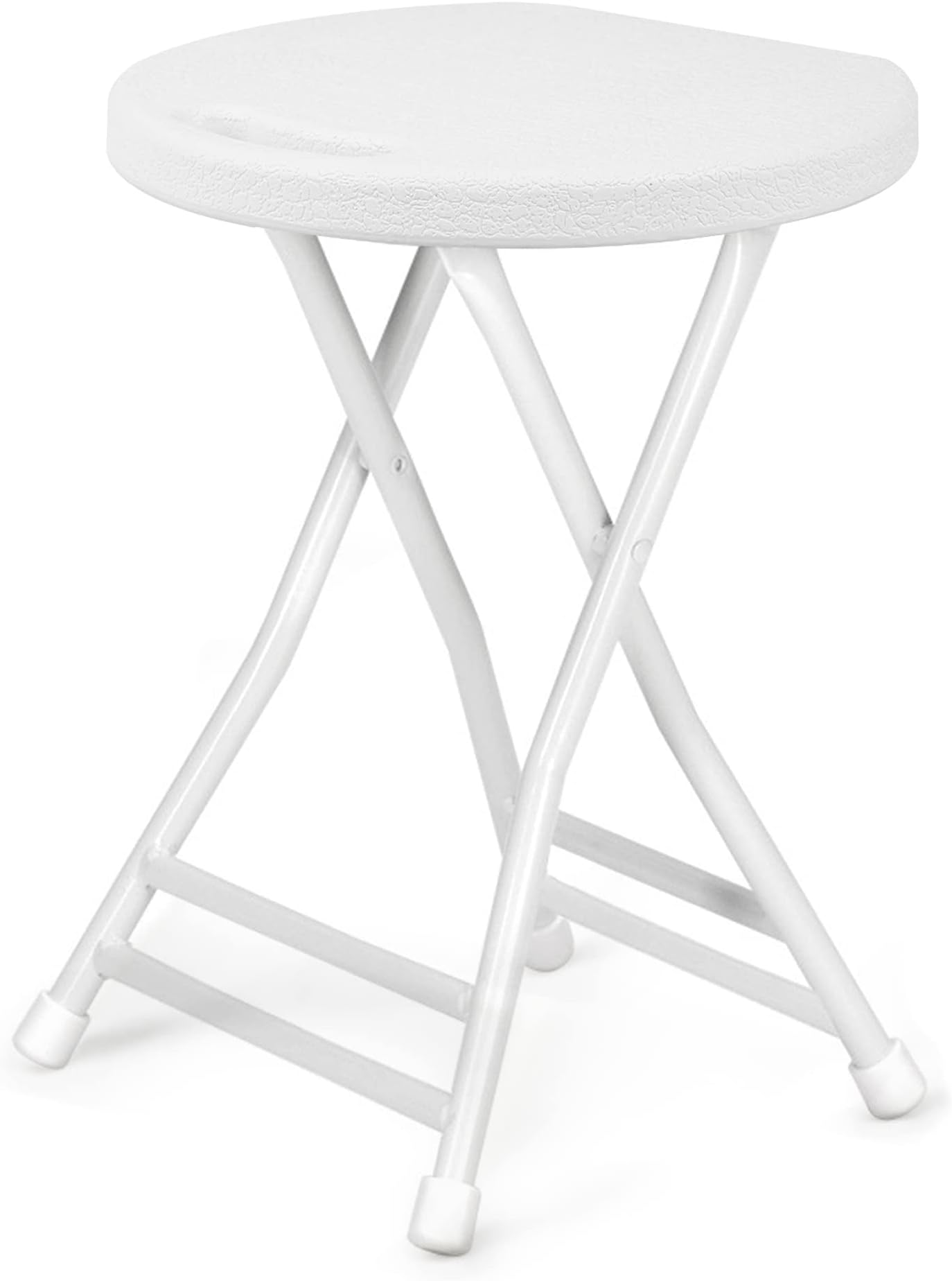 Folding Stool with Handle, Folding Chair,Folding Bar Stool with Non-Slip Feet,Indoor and Outdoor Foldable Stool for Adults(13"×11.5"×18")