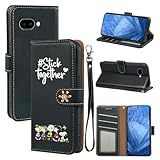 ORITEC For Google Pixel 9A ケース 手帳型 財布型 かわいい キャラクター スマホケース 韓国 アニメ ファッション グーグル ピクセル9A 保護カバー マグネット式 カードポケット付き スタンド機能 ケース