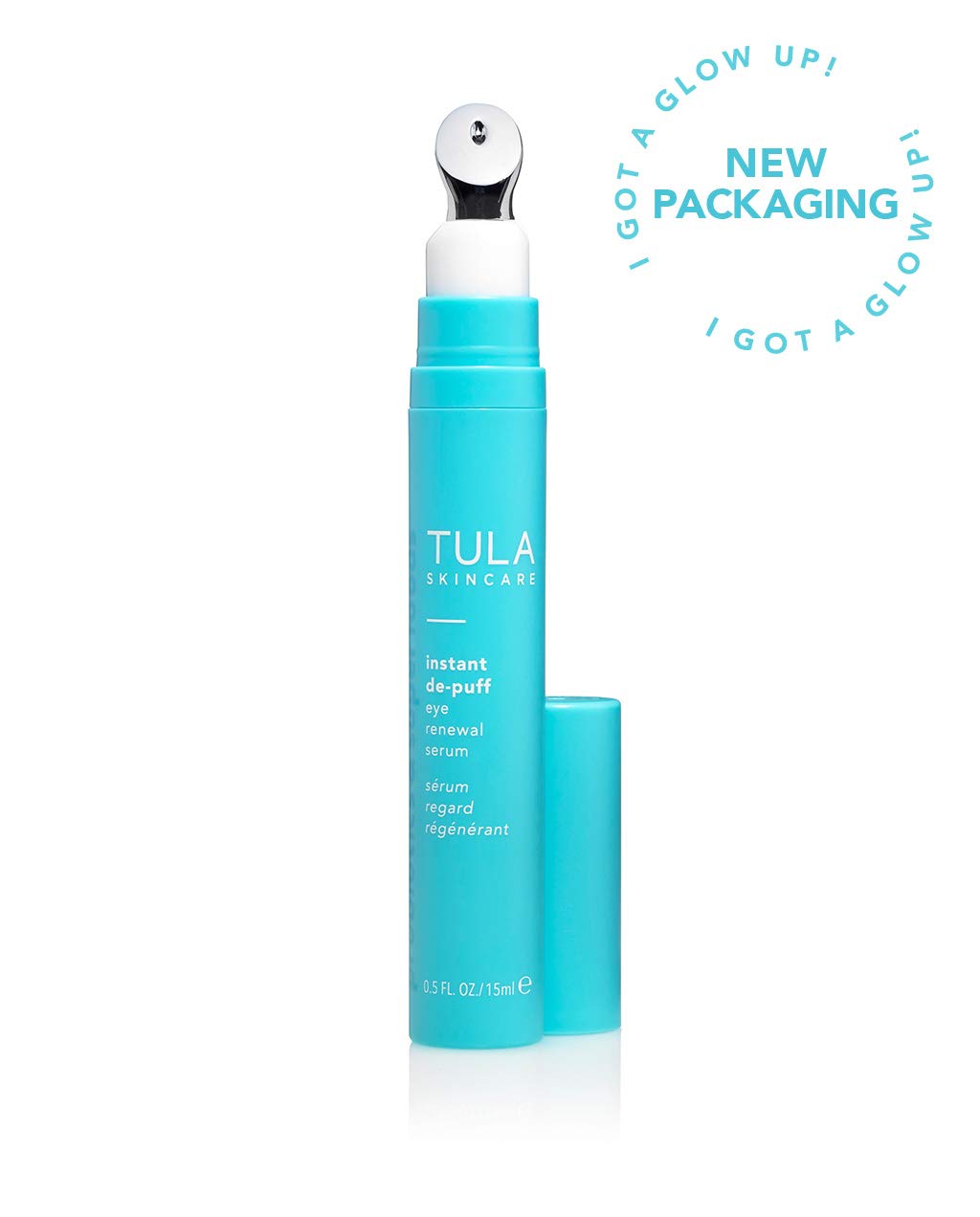 TULA Skin Care Instant De-Puff Eye Renewal Serum | Dark Circles Under Eye Treatment, Reduce Puffiness and Signs of Wrinkles | 0.5 fl oz. : Health & Household