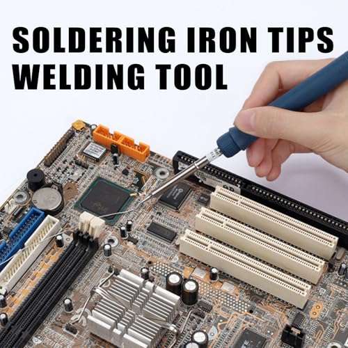 Image of 10Pcs T12 Soldering Iron Tips, Welding Tool Replacement Tips for FX-951 Soldering Stations, Soldering Station Tips Tool with T12-B /BC2 /C1 /C4 /D4 /D08 /D24 /I /JL02 /K Tips