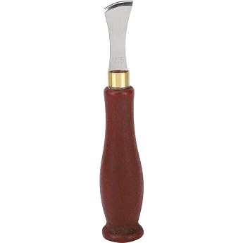 MAGT Leder Edge Creaser 2.5mm Edelstahlklinge Holzgriff Lederkanten Werkzeug