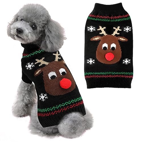 SlowTon Weihnachten Rollkragenpullover Hundepullover – Weihnachten...