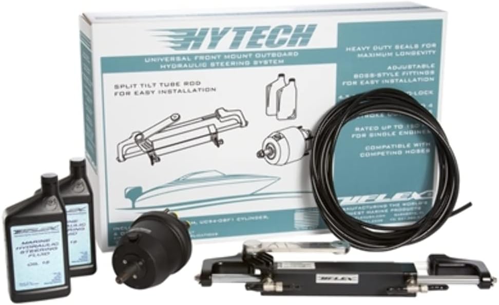 Uflex Uflex Hytech 1.0フロントマウントOBステアリングシステムF / Up to 150hp W / up20