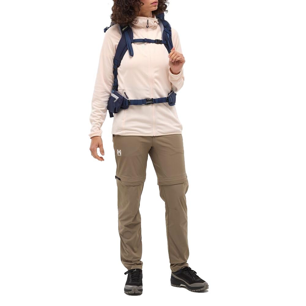 Millet UBIC - Pantaloni da Trekking Convertibili con Zip Fuori, da Donna, 2 in 1, Resistenti, Traspiranti e Versatili per Il Trekking