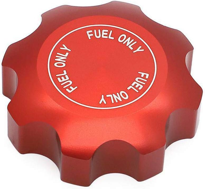 AUTOVIC RZR Fuel Gas Cap, CNC Aluminum Fuel Tank Cap For Polaris Ranger RZR 570 800 900 1000-Replace 5439075 5433687 2520957(Red)