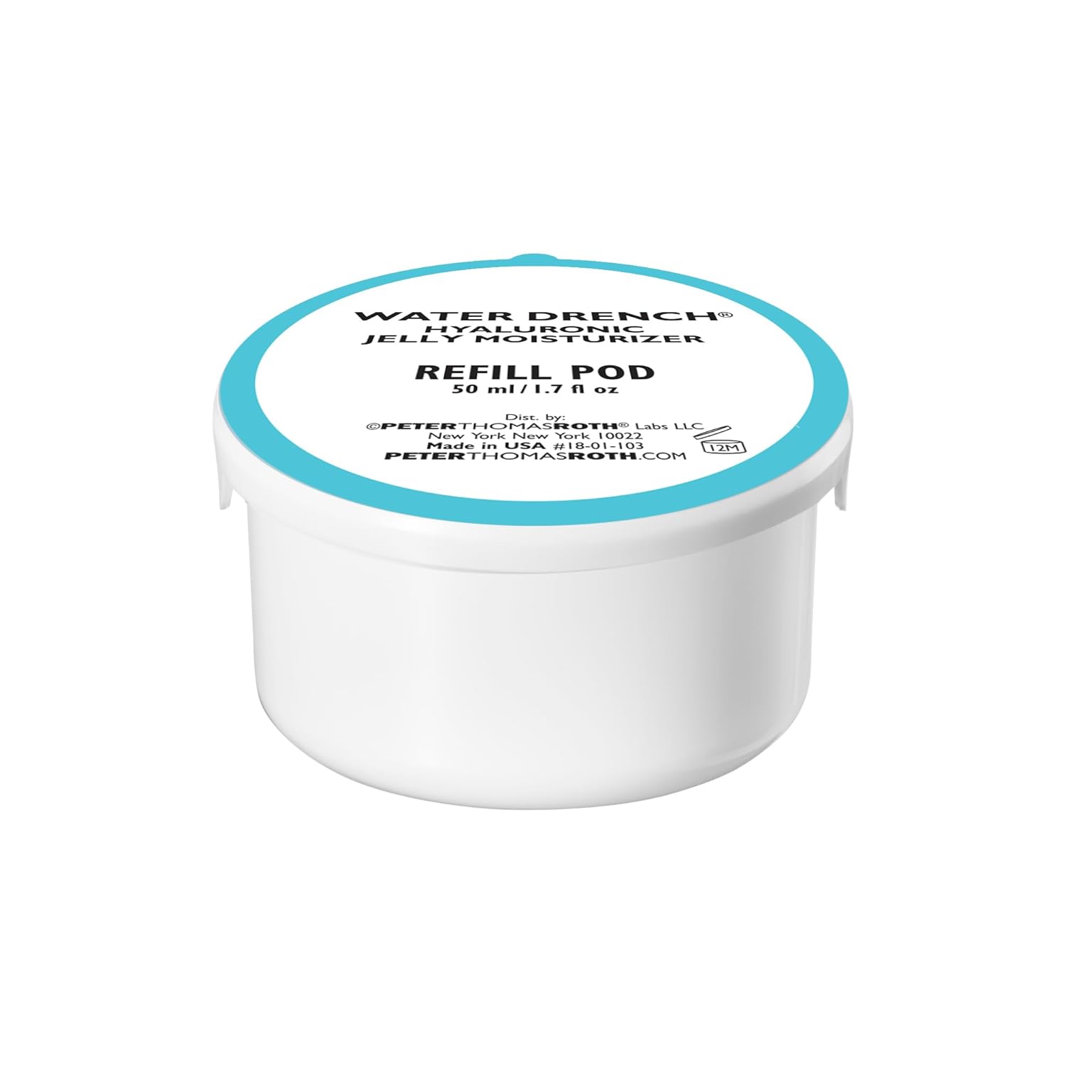 Peter Thomas Roth | Water Drench® Hyaluronic Jelly Moisturizer Refill Pod | Hyaluronic Acid Cloud Cream, For Normal to Oily Skin, Fragrance-Free, Non-Comedogenic, Acne-Safe Moisturizer