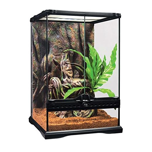Exo Terra Crested Gecko Kit Lång, Liten, 30 x 30 x 45 cm
