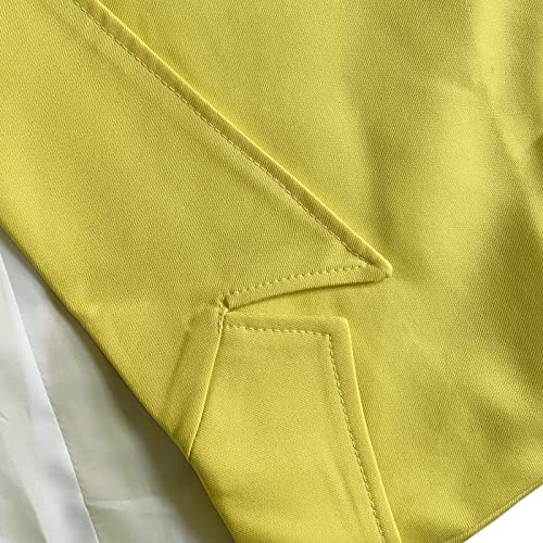 Wemaliyzd Mens 2 Piece Suit Double Breasted Gold Buttons Blazer Separate Pants3