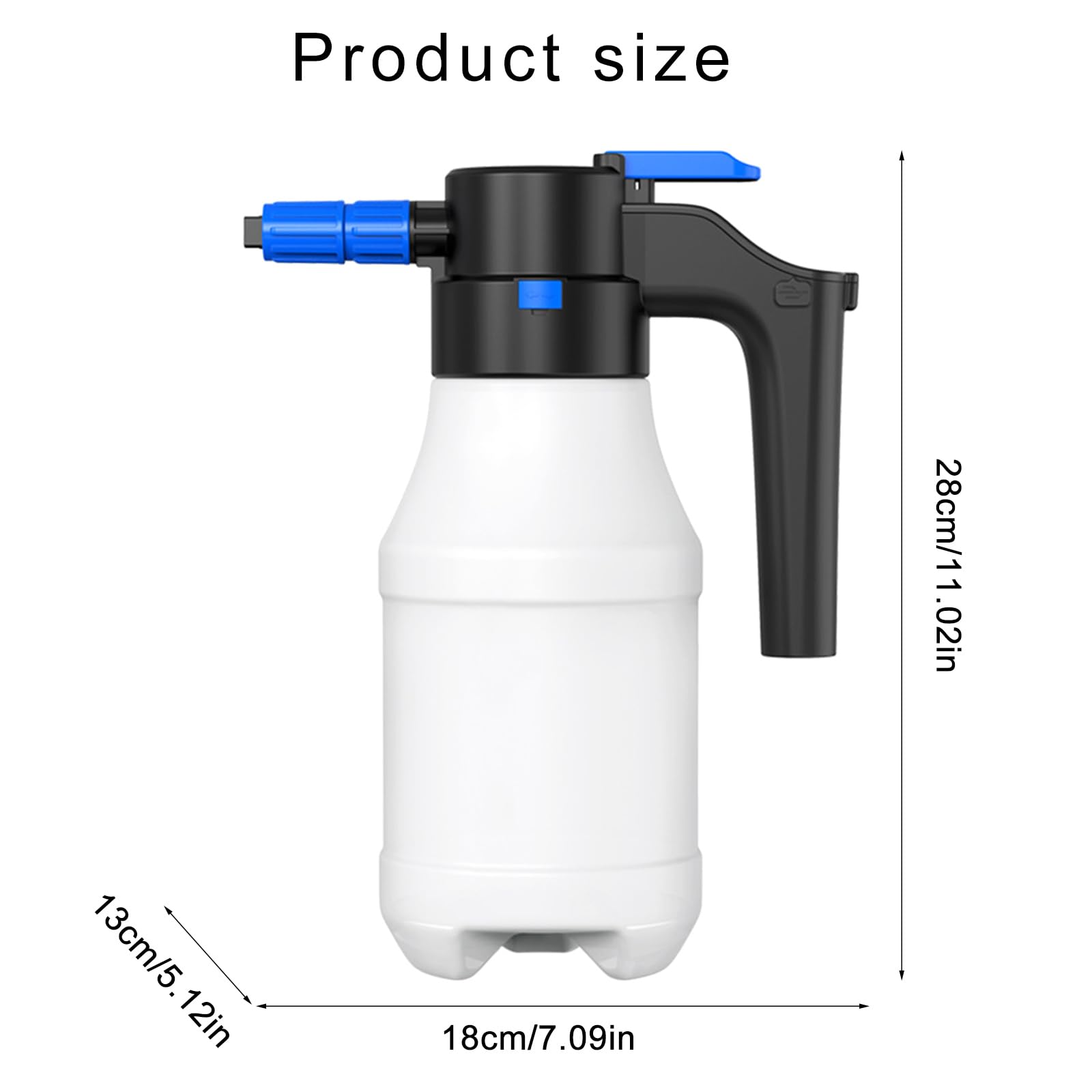 Hochdruckreiniger, Handpumpen, Sprühgerät, 1,5 l, Autowäsche, Sprühflasche, multifunktionaler Wasserkocher für automatische Reinigung Garten