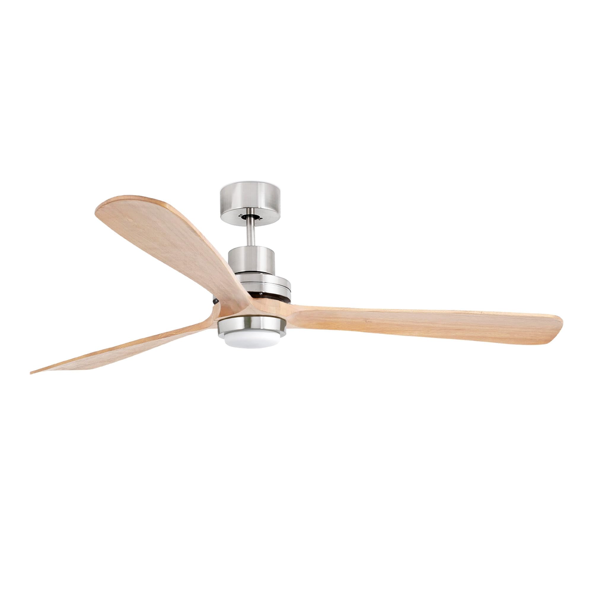 FARO BARCELONA 33505DC - LANTAU-​G LED Ventilador de techo níquel mate/​pino con motor DC