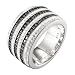 Produktbild Esprit Collection Damen-Ring 925 Sterling Silber rhodiniert Kristall Zirkonia pallyne night schwarz Gr.54 (17.2) ELRG91537B170