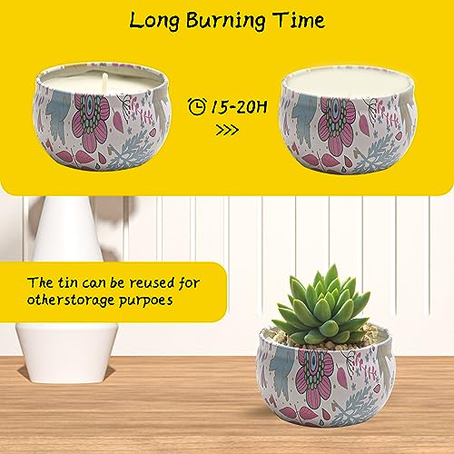 Candles-Scented 2 Pack Scented Candles,Candles Gifts For Women,Gardenia+Lemon,Christmas Scented Candles For Home,Travel,Birthday,Mothers Day Festive Gifts,Stress Relief,Romantic Decor Aromatherapy Candles thumb #6